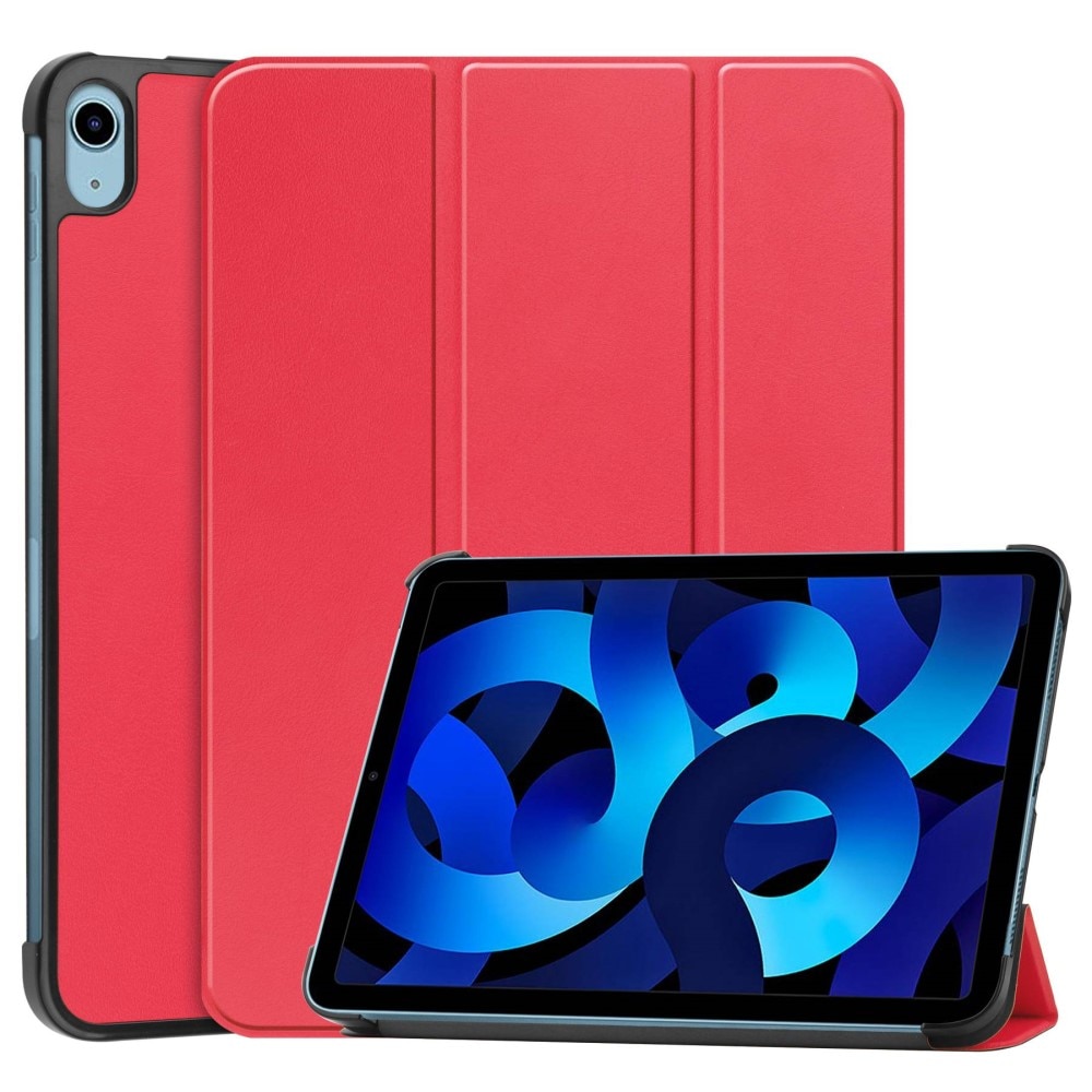 iPad 10.9 10th Gen (2022) Fodral Tri-fold röd