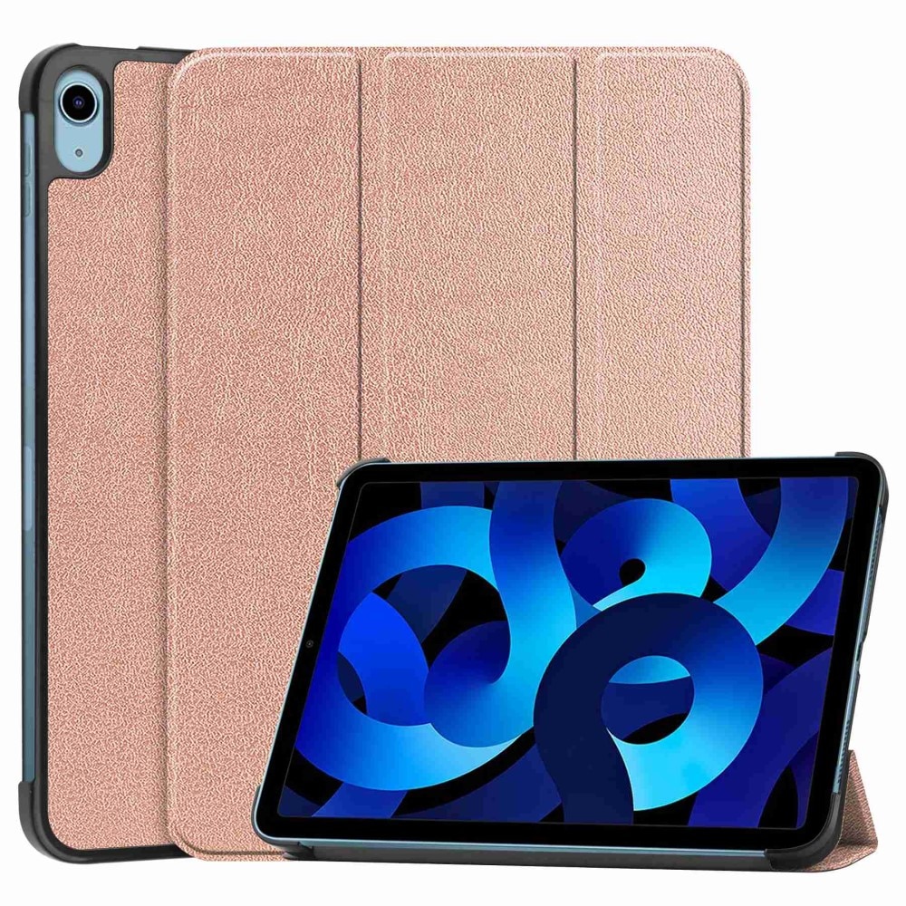 iPad 10.9 10th Gen (2022) Fodral Tri-fold roséguld