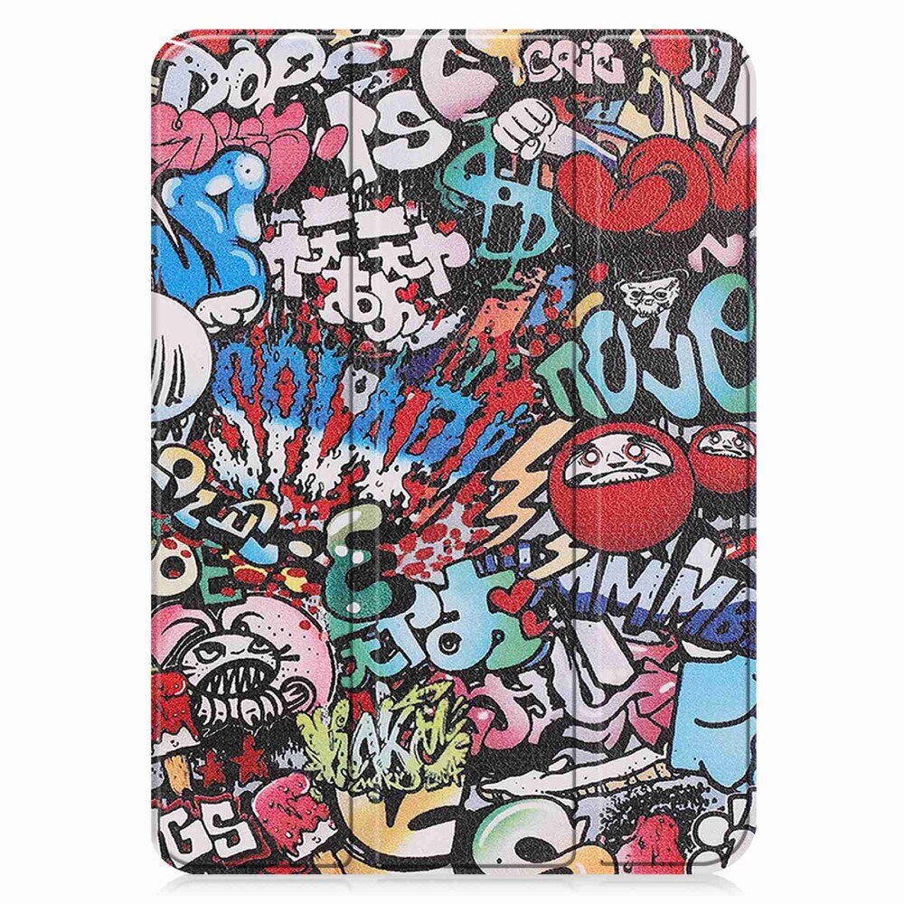 Fodral Tri-fold iPad 10.9 10th Gen (2022) - Graffiti