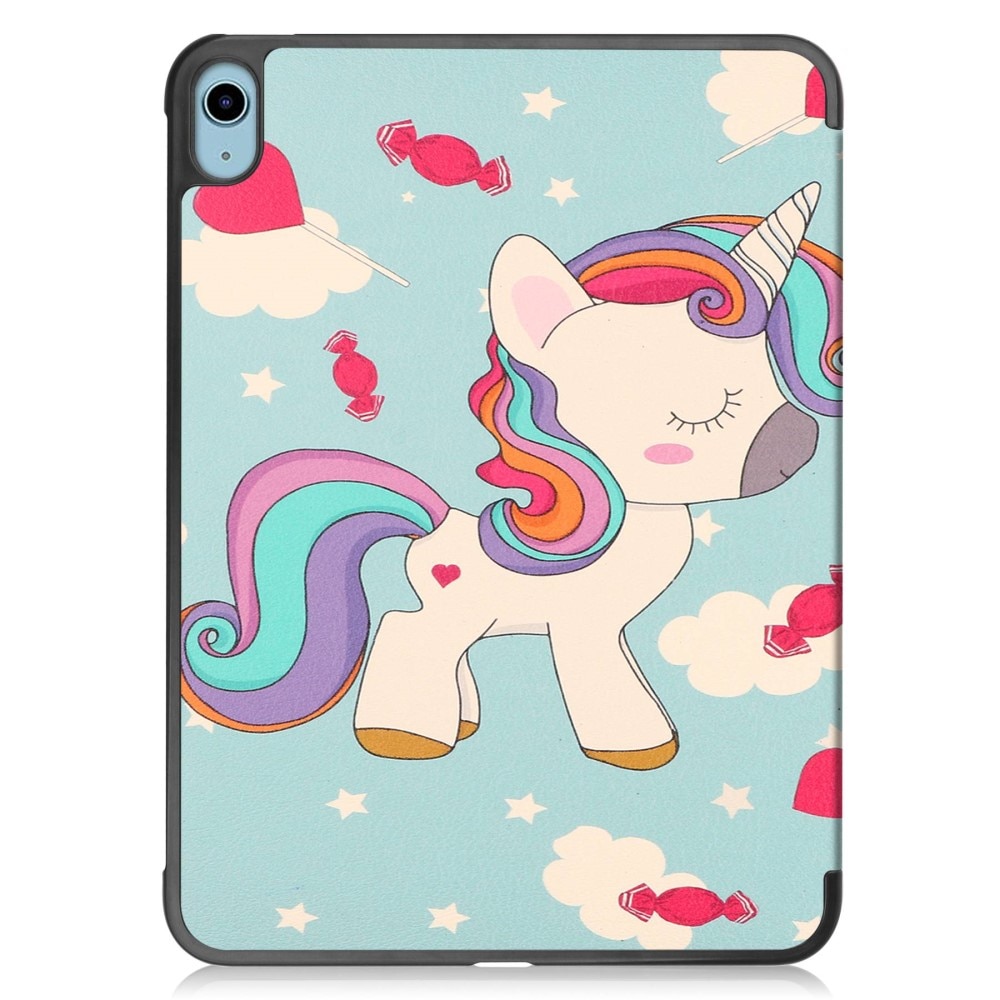 Fodral Tri-fold iPad 10.9 10th Gen (2022) - Unicorn