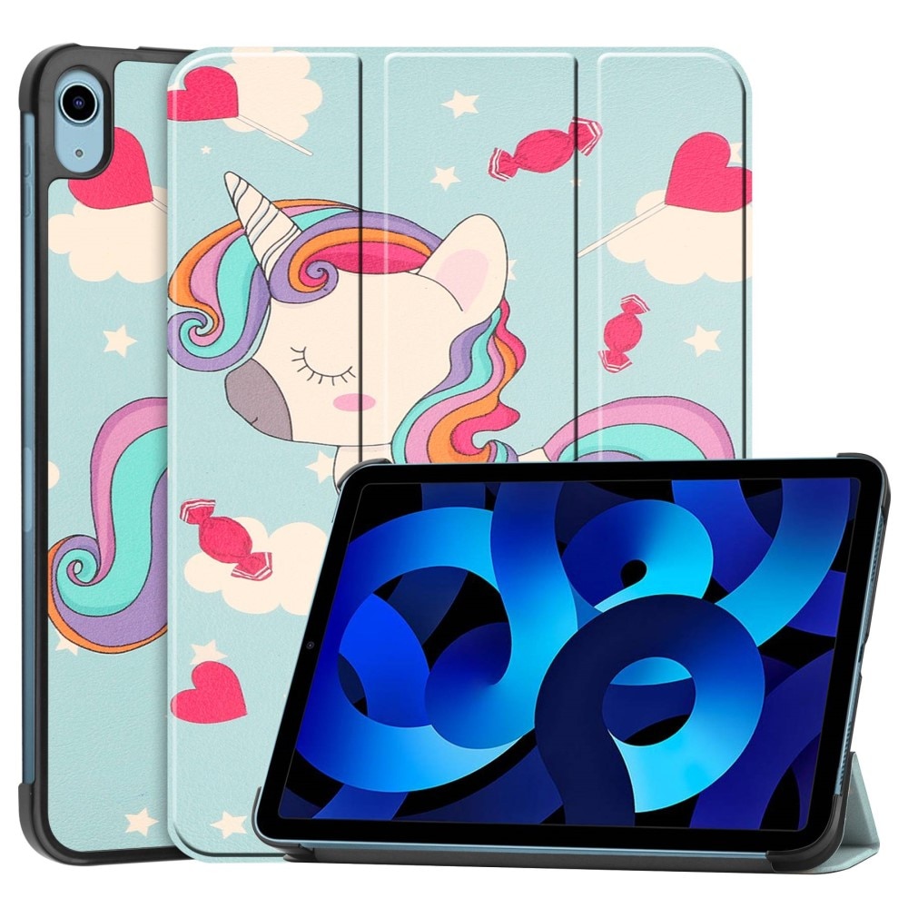 Fodral Tri-fold iPad 10.9 10th Gen (2022) - Unicorn