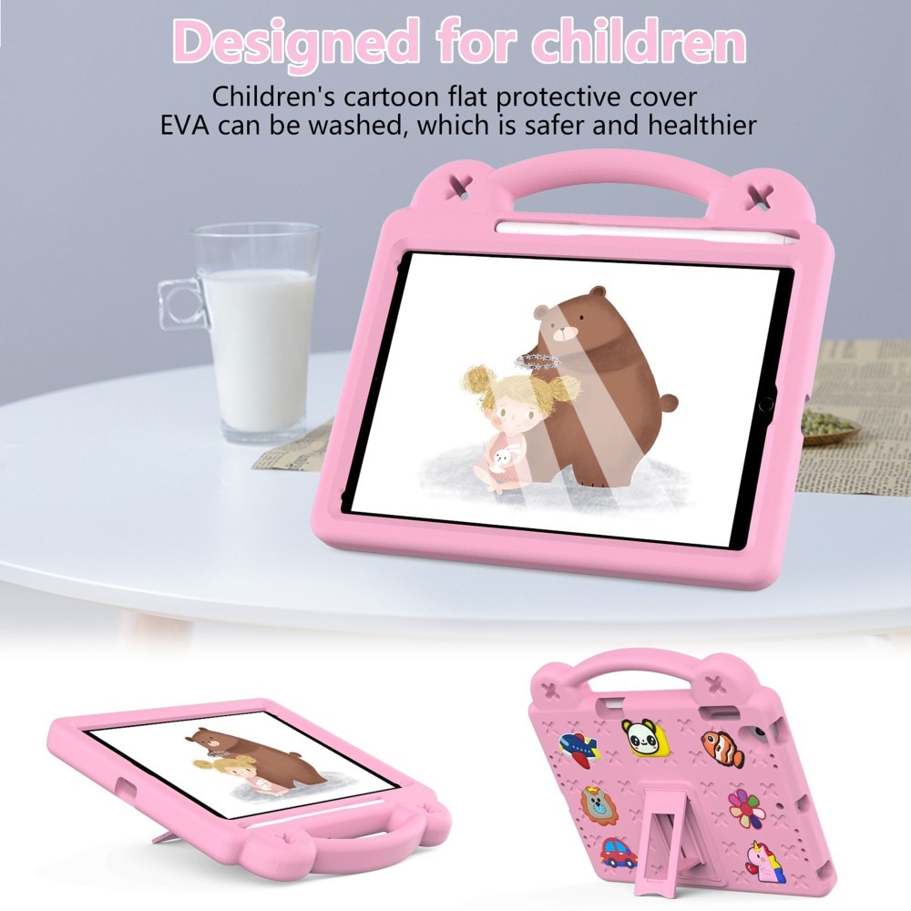 Stöttåligt EVA Skal Kickstand iPad Air 9.7 1st Gen (2013) rosa