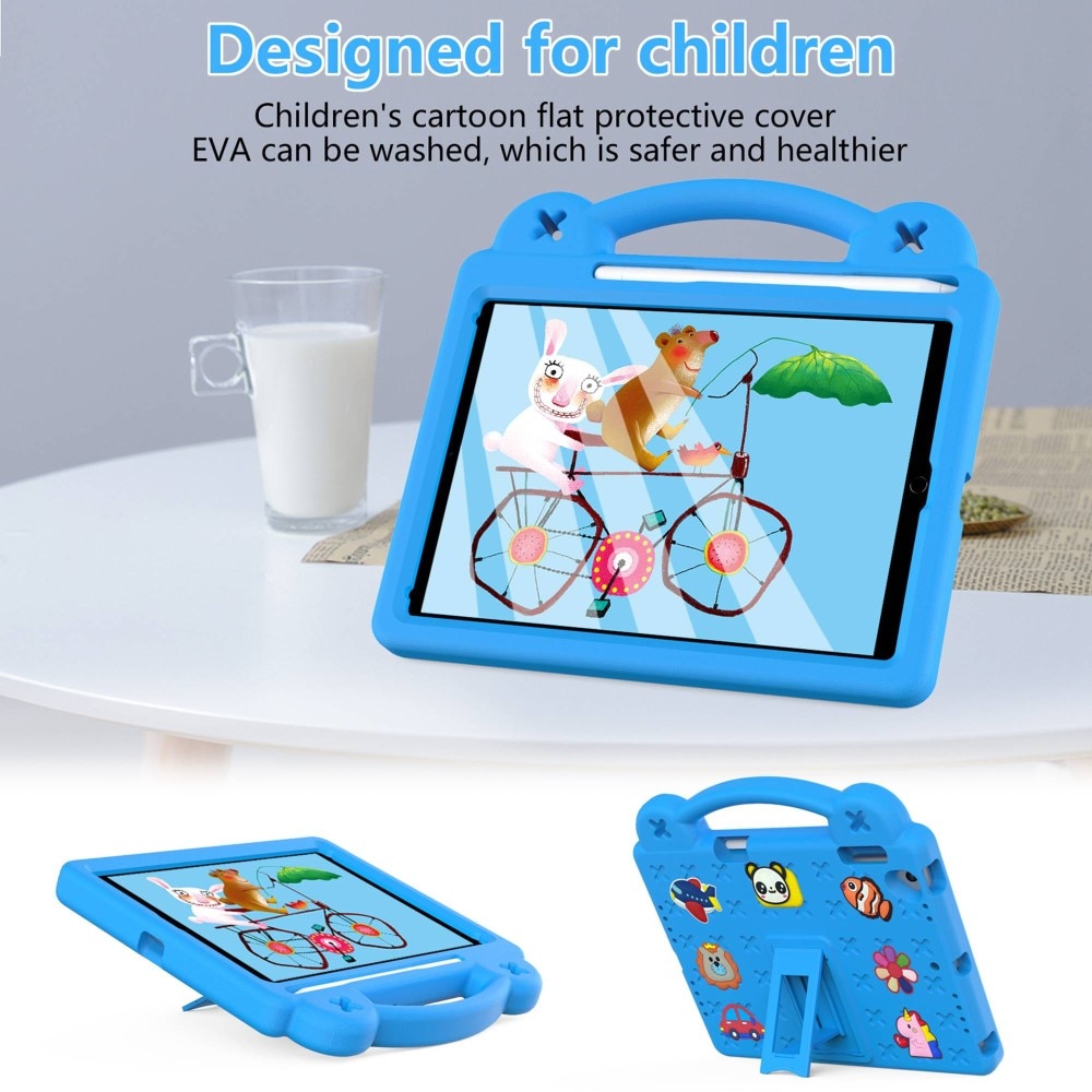 Stöttåligt EVA Skal Kickstand iPad Air 2 9.7 (2014) blå