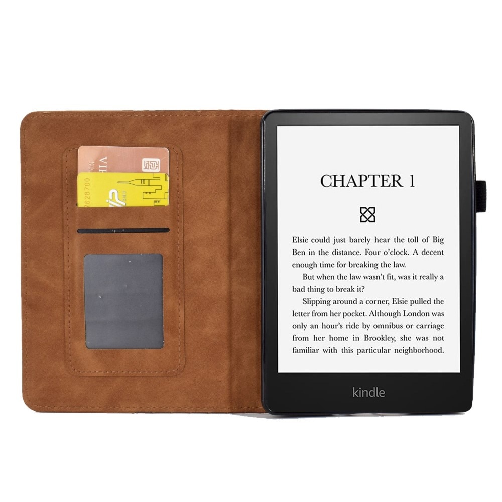 Fodral Kortfack Amazon Kindle Paperwhite Signature Edition (2023) brun