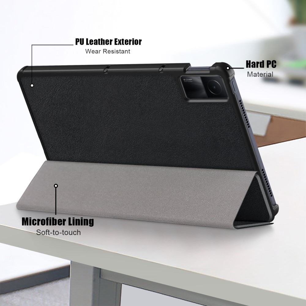 Xiaomi Redmi Pad Fodral Tri-fold svart