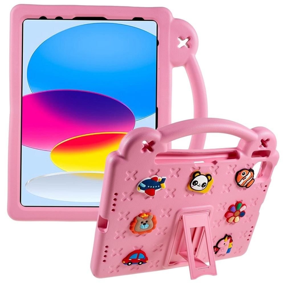 Stöttåligt EVA Skal Kickstand iPad 10.9 2022 (10th gen) rosa
