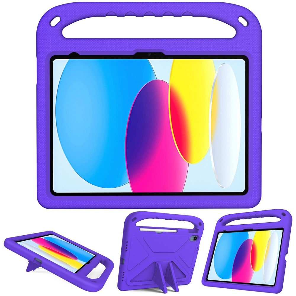 Skal EVA med Handtag Apple iPad 10.9 10th Gen (2022) Lila