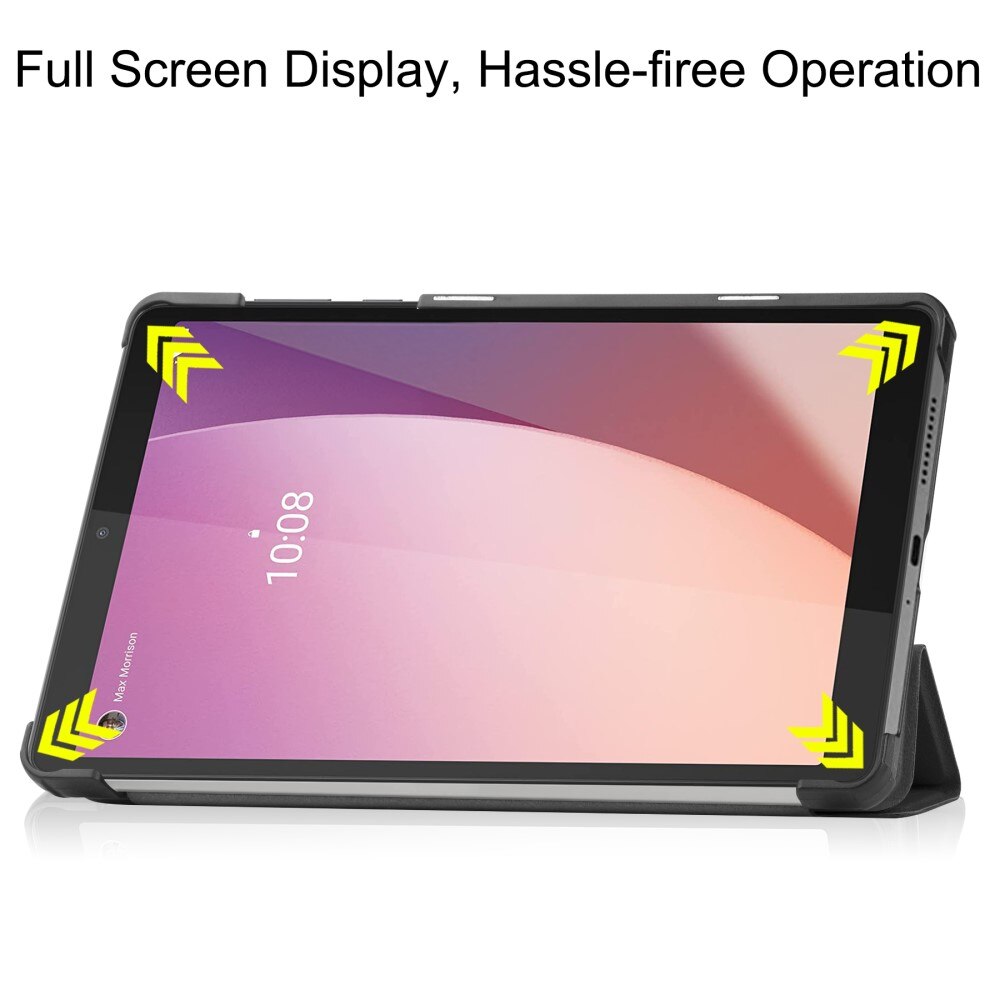 Fodral Tri-fold  Lenovo Tab M8 (4th Gen) Svart