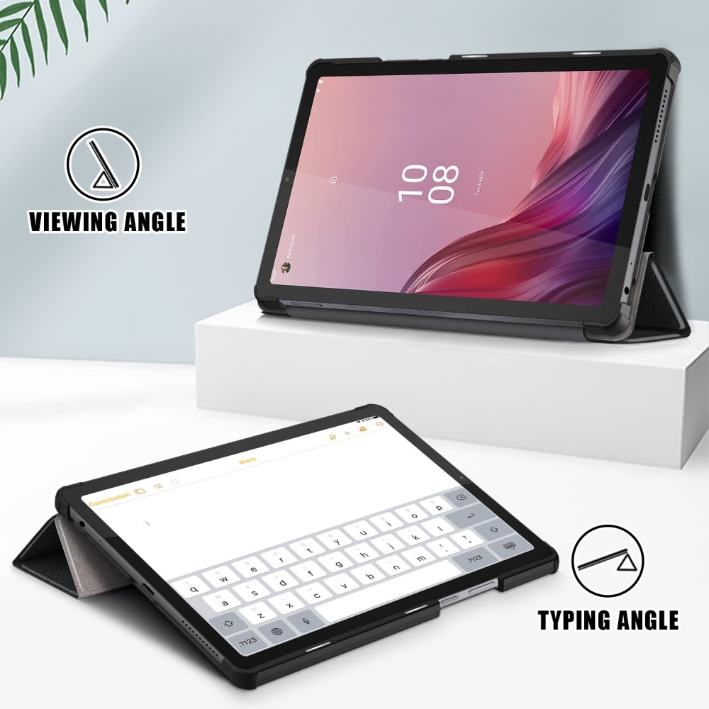 Lenovo Tab M9 Fodral Tri-fold svart