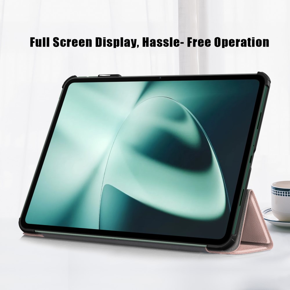Fodral Tri-fold  OnePlus Pad Roséguld