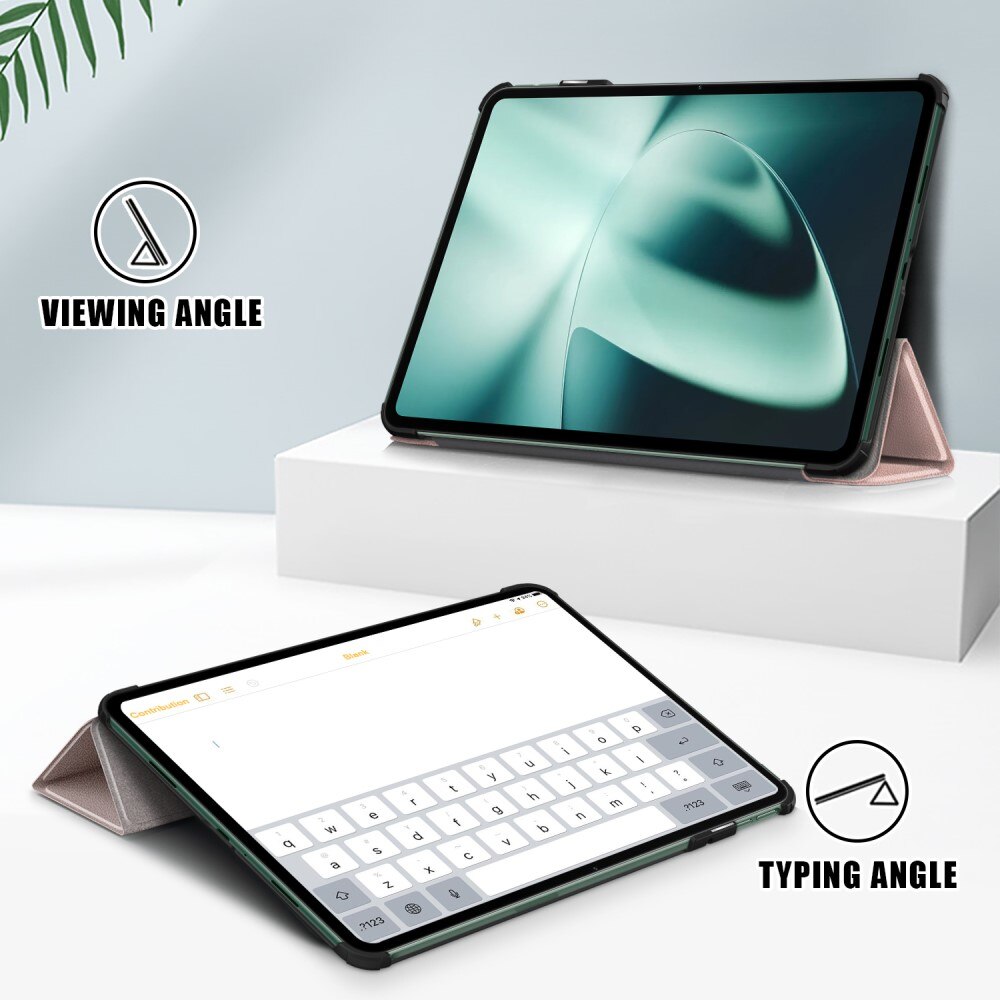 Fodral Tri-fold  OnePlus Pad Roséguld