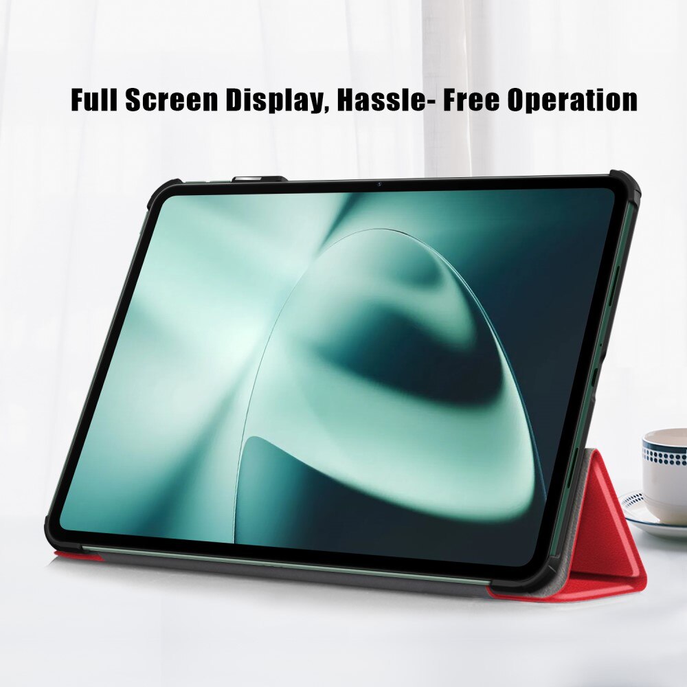 OnePlus Pad Fodral Tri-fold röd