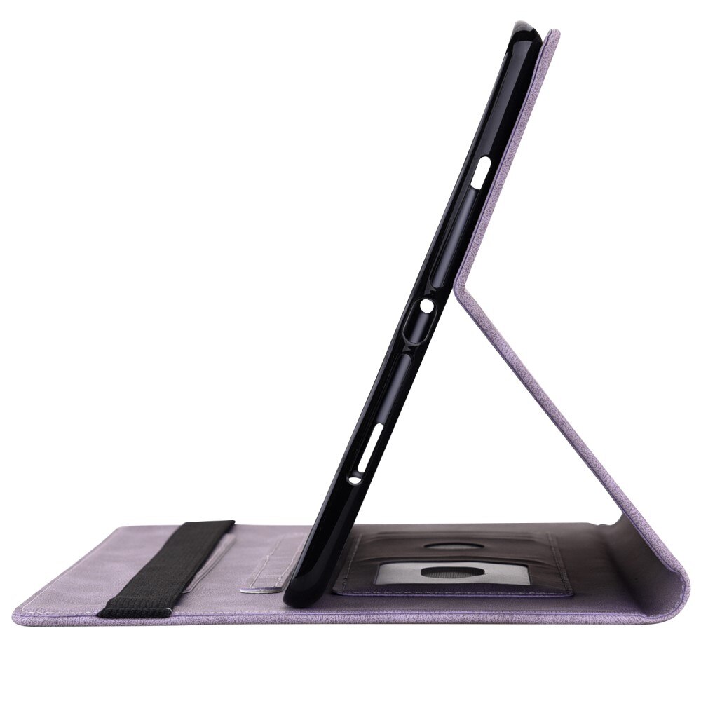 Läderfodral Fjärilar Lenovo Tab M9 Lila