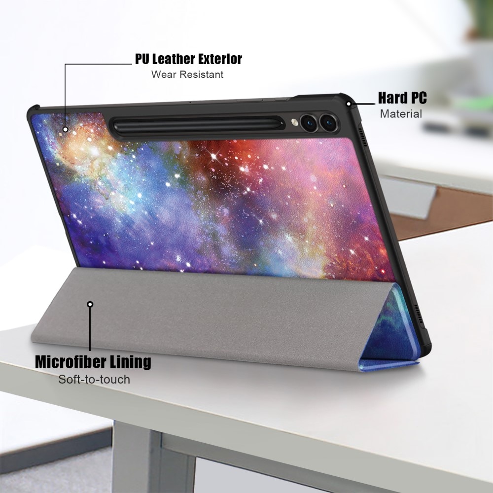 Samsung Galaxy Tab S9 Plus Fodral Tri-fold rymd