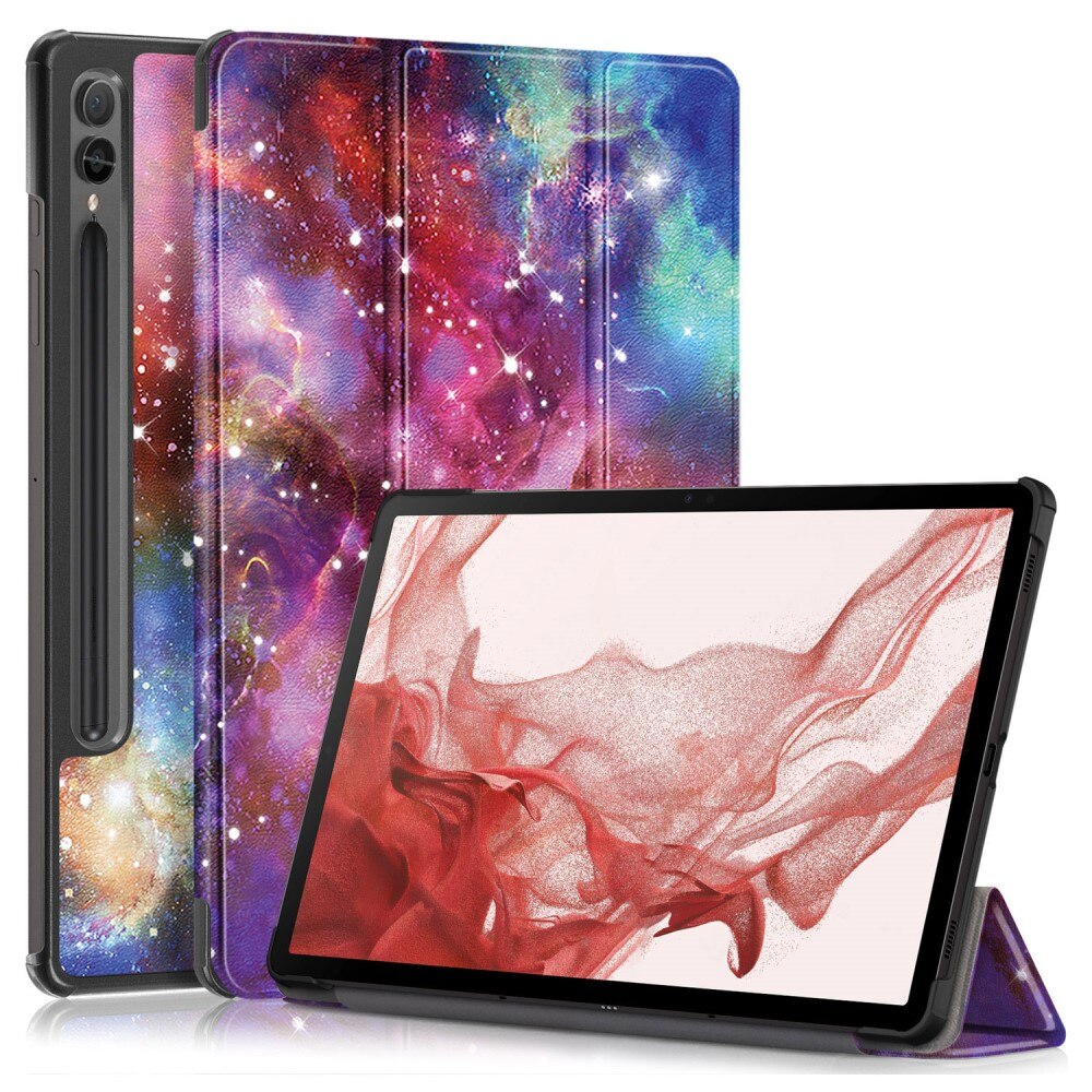 Samsung Galaxy Tab S9 Plus Fodral Tri-fold rymd