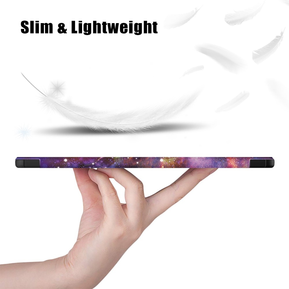 Samsung Galaxy Tab S9 Plus Fodral Tri-fold rymd