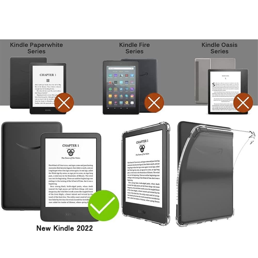 Skal Amazon Kindle 6" (2022) transparent