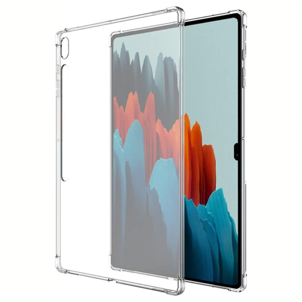 Stöttåligt Skal TPU Samsung Galaxy Tab S7 Plus transparent