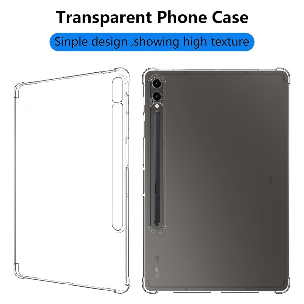 Stöttåligt Skal TPU Samsung Galaxy Tab S9 Plus transparent