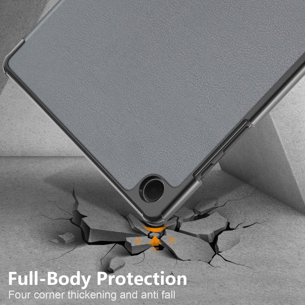 Samsung Galaxy Tab A9 Plus Fodral Tri-fold grå
