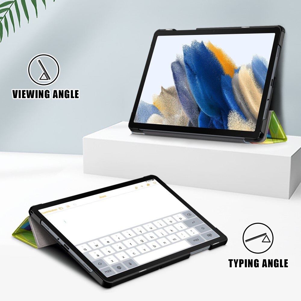 Fodral Tri-fold Samsung Galaxy Tab A9 Plus Flerfärgad/mönster