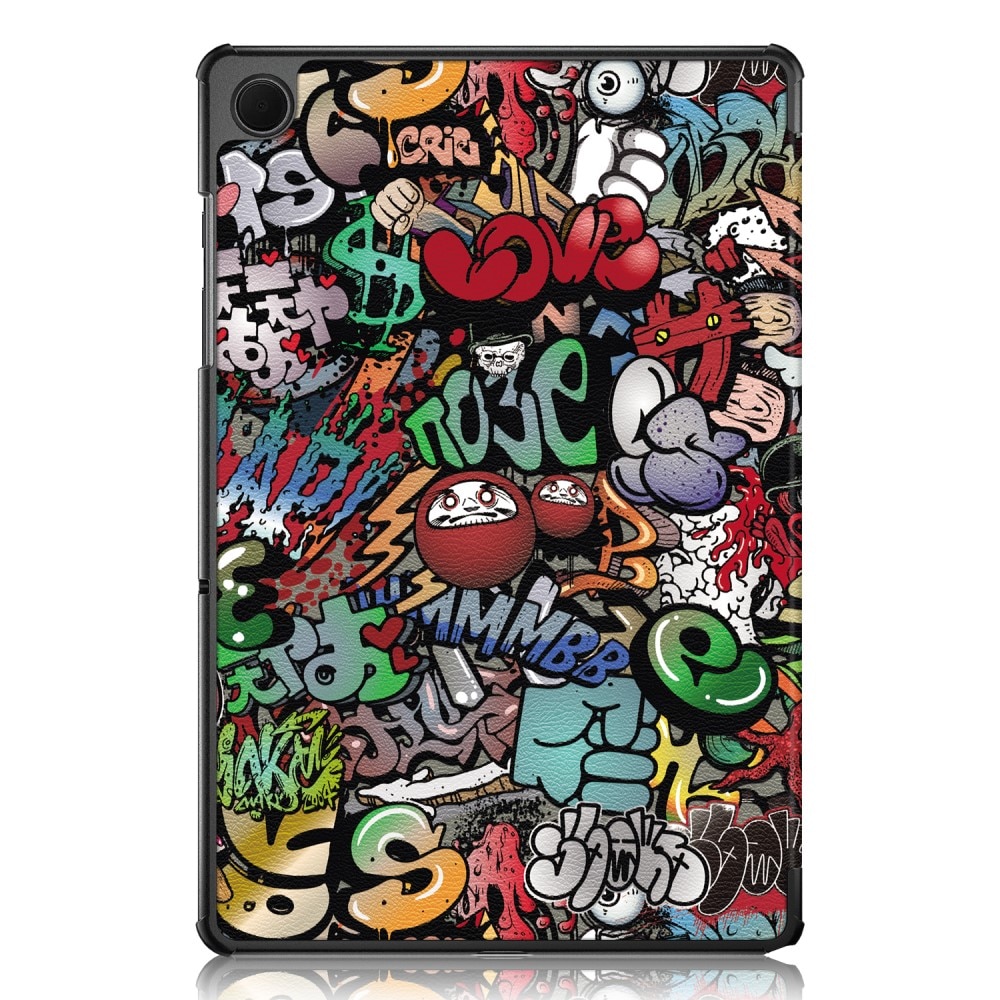 Samsung Galaxy Tab A9 Plus Fodral Tri-fold - Graffiti