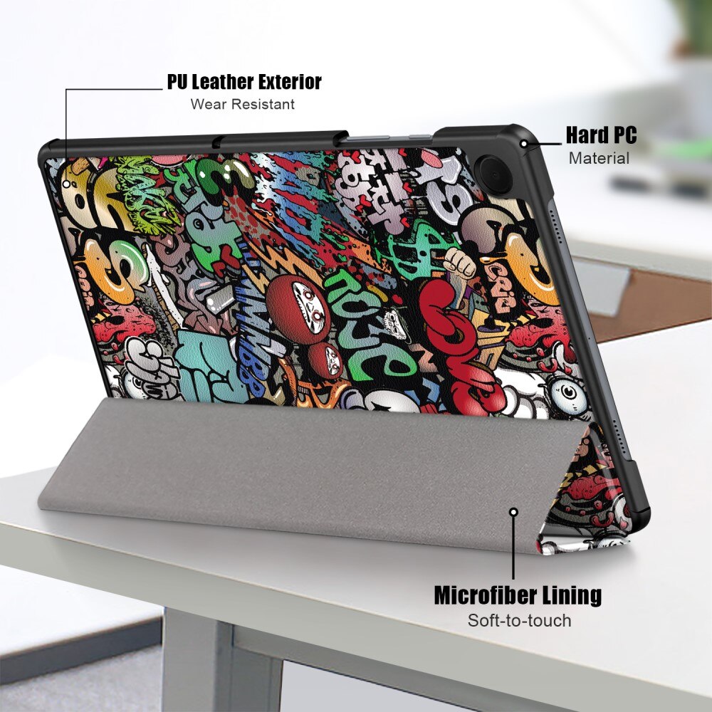 Samsung Galaxy Tab A9 Plus Fodral Tri-fold - Graffiti