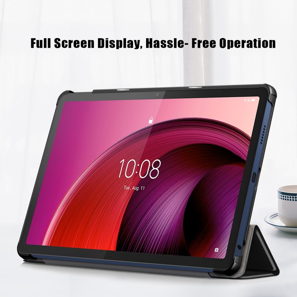 Lenovo Tab M10 5G Fodral Tri-fold svart