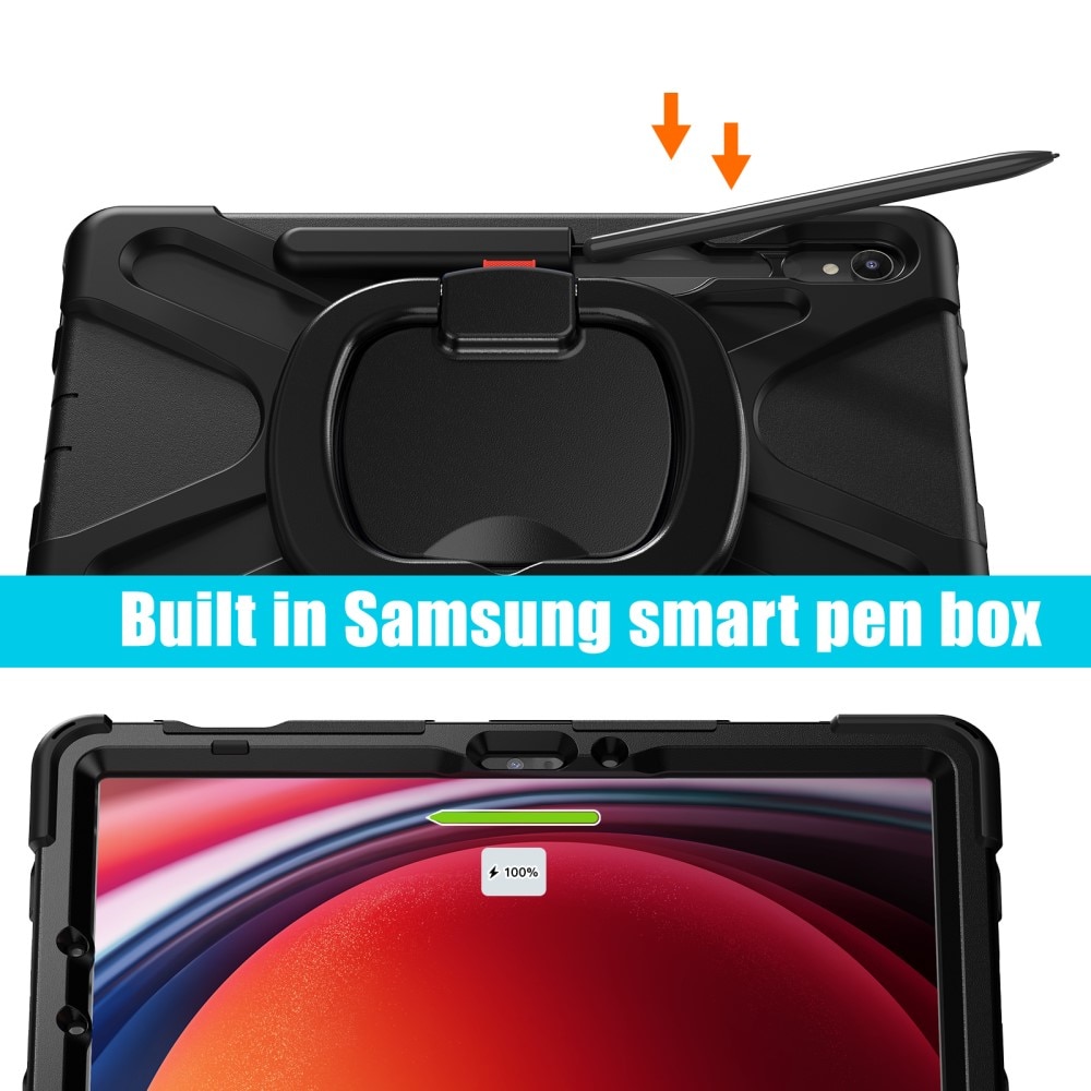 Kickstand Hybrid Case Samsung Galaxy Tab S9 Black