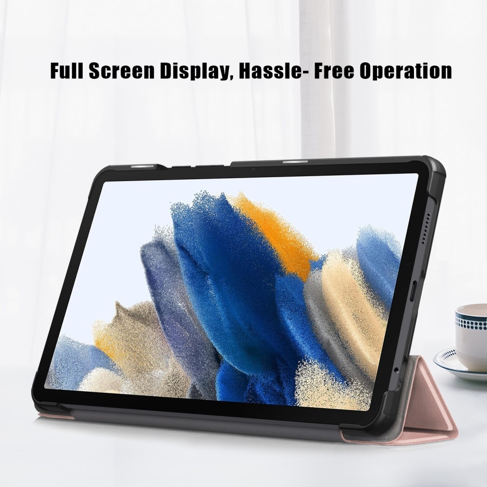 Samsung Galaxy Tab A9 Fodral Tri-fold roséguld