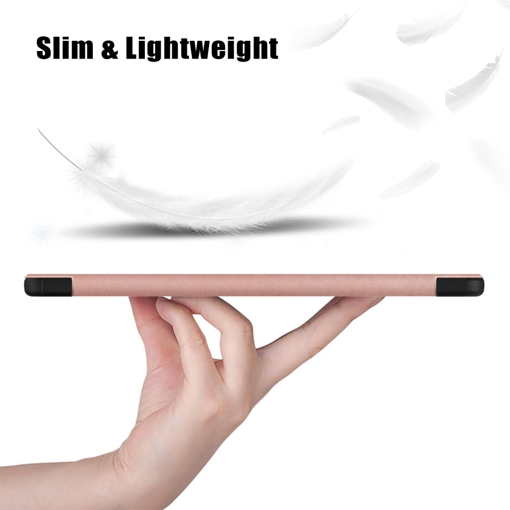 Samsung Galaxy Tab A9 Fodral Tri-fold roséguld