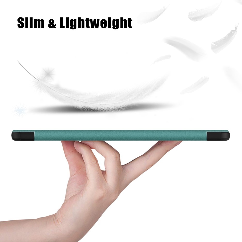 Samsung Galaxy Tab A9 Fodral Tri-fold grön