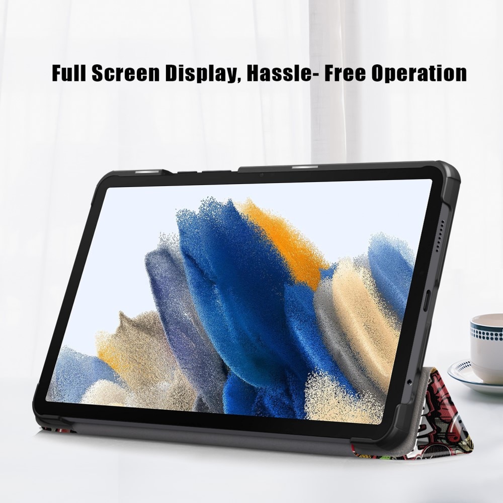 Samsung Galaxy Tab A9 Fodral Tri-fold - Graffiti