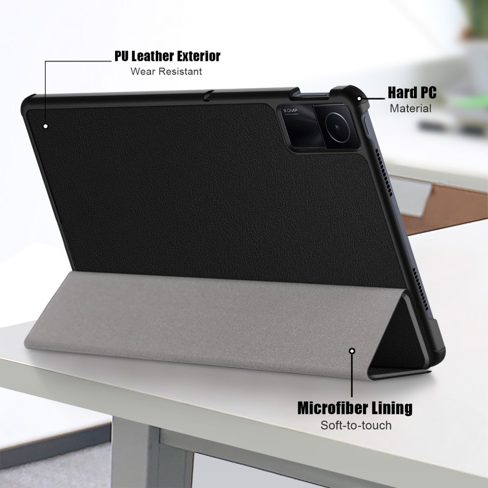 Xiaomi Redmi Pad SE Fodral Tri-fold svart