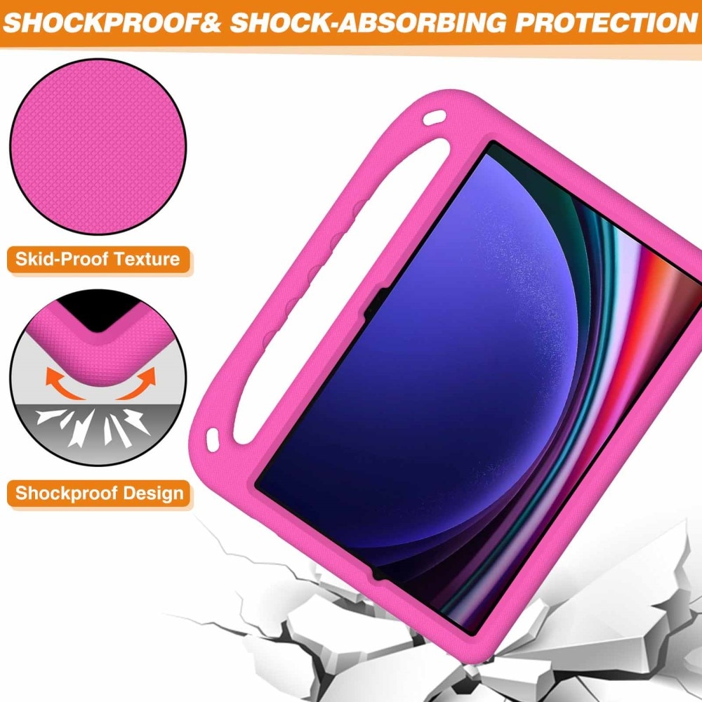 Skal EVA med Handtag Samsung Galaxy Tab S7 Plus rosa