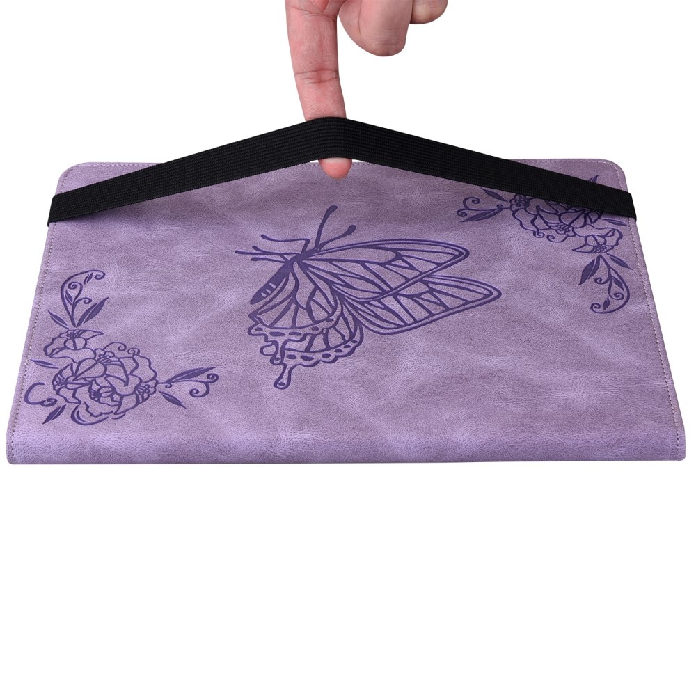 Läderfodral Fjärilar  Lenovo Tab M10 5G Lila