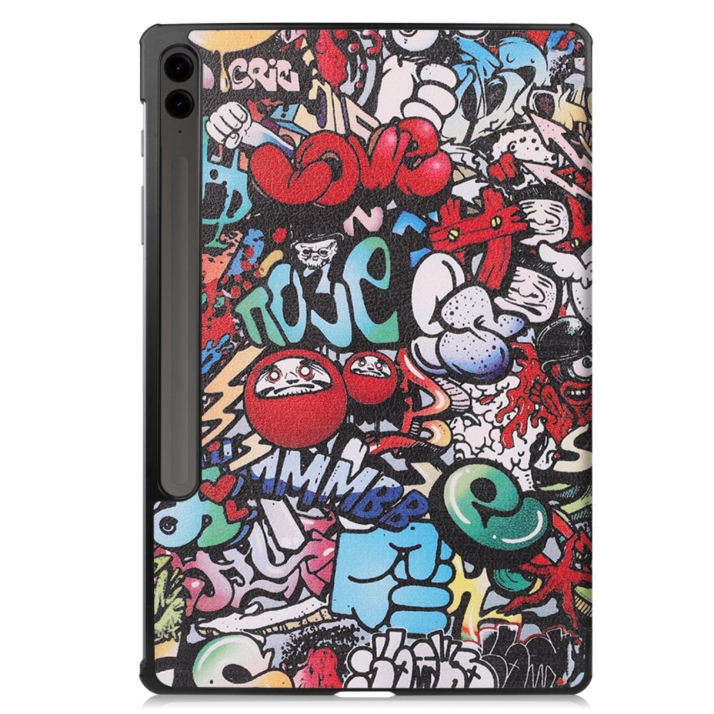 Fodral Tri-fold Samsung Galaxy Tab S9 FE Plus - Graffiti