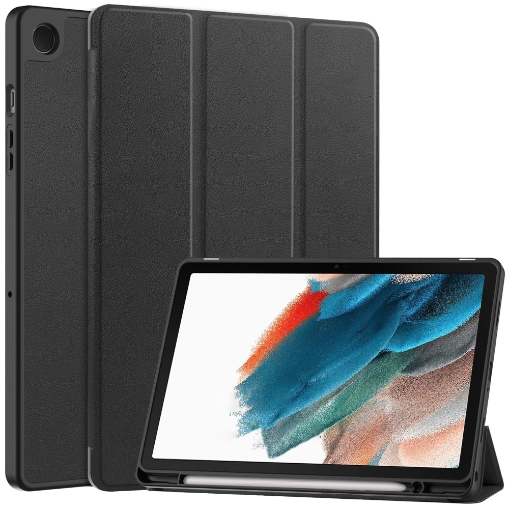 Samsung Galaxy Tab A9 Plus Fodral Tri-fold med Pencil-hållare Svart