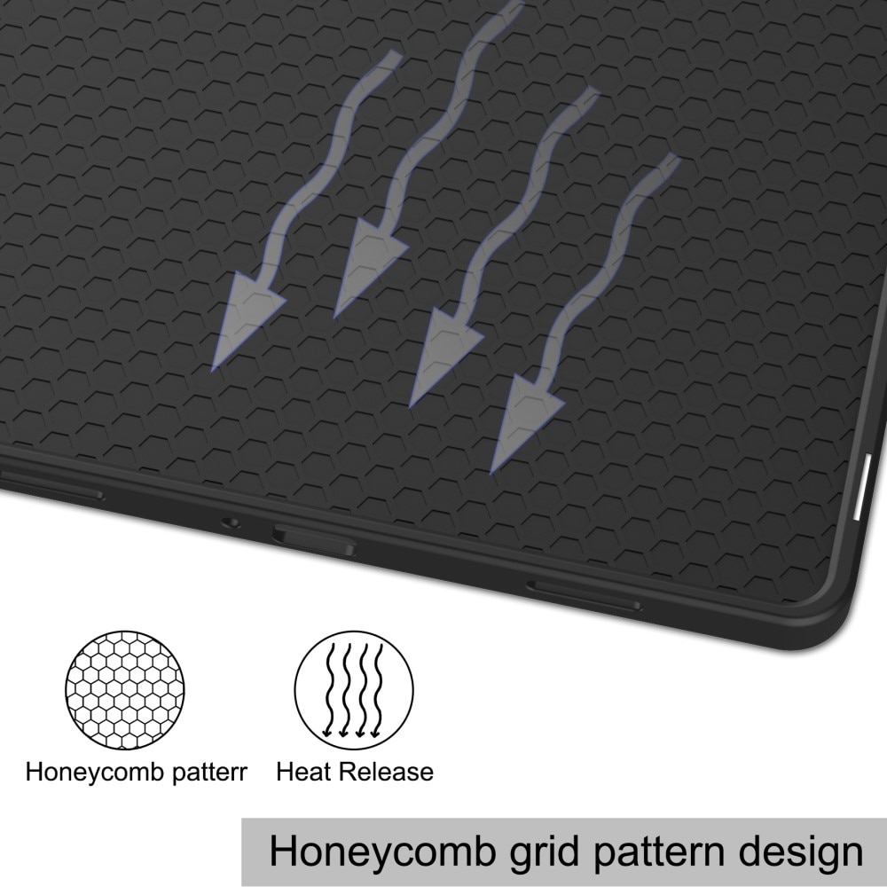 Samsung Galaxy Tab A9 Plus Fodral Tri-fold med Pencil-hållare Svart