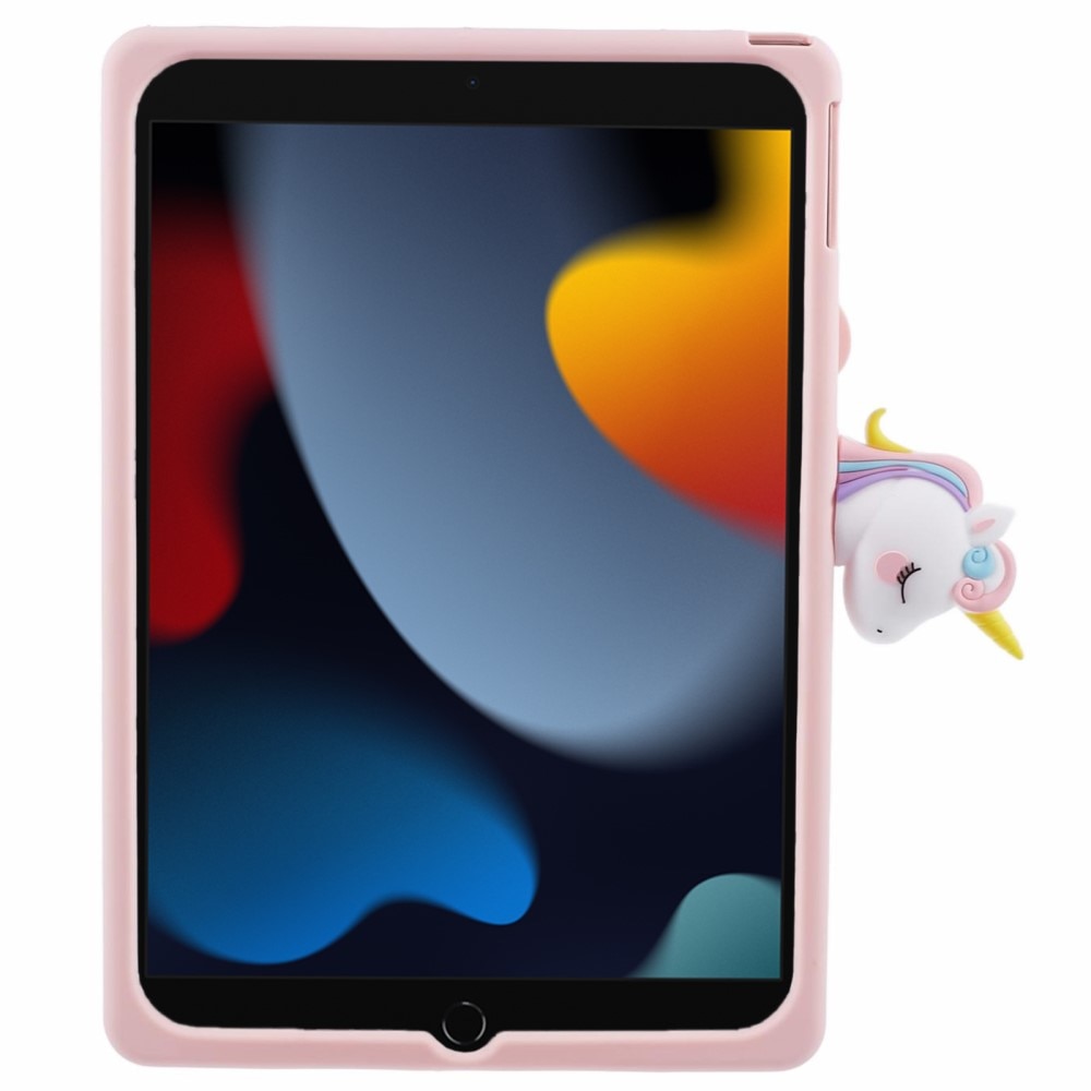 Skal Enhörning med ställ iPad 10.2 7th Gen (2019) rosa