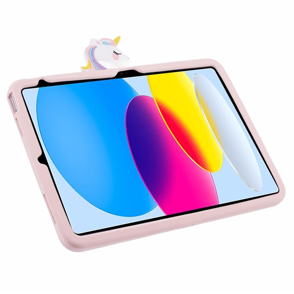 Skal Enhörning med ställ Apple iPad 11 11th Gen (2025) rosa