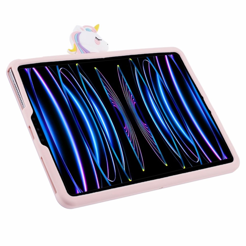 Skal Enhörning med ställ iPad Air 10.9 4th Gen (2020) rosa