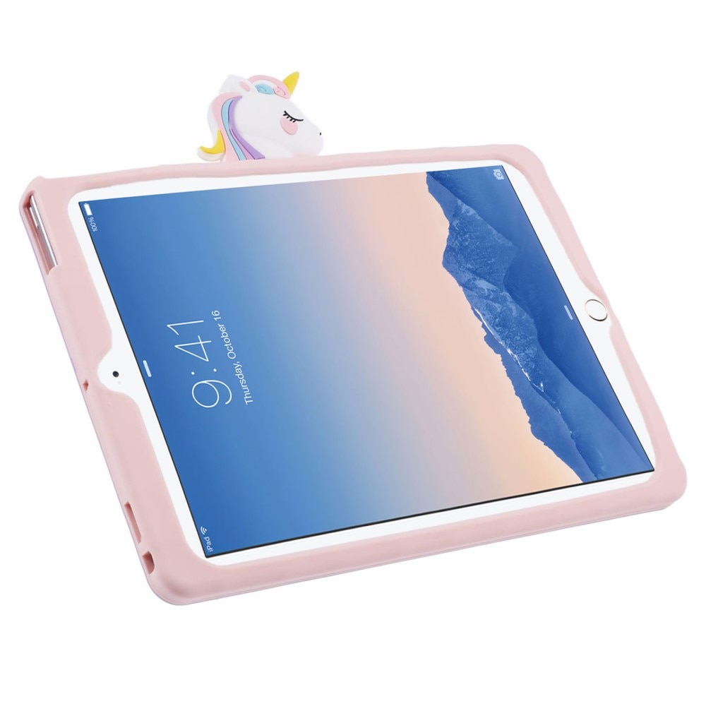 Skal Enhörning med ställ iPad 9.7 6th Gen (2018) rosa