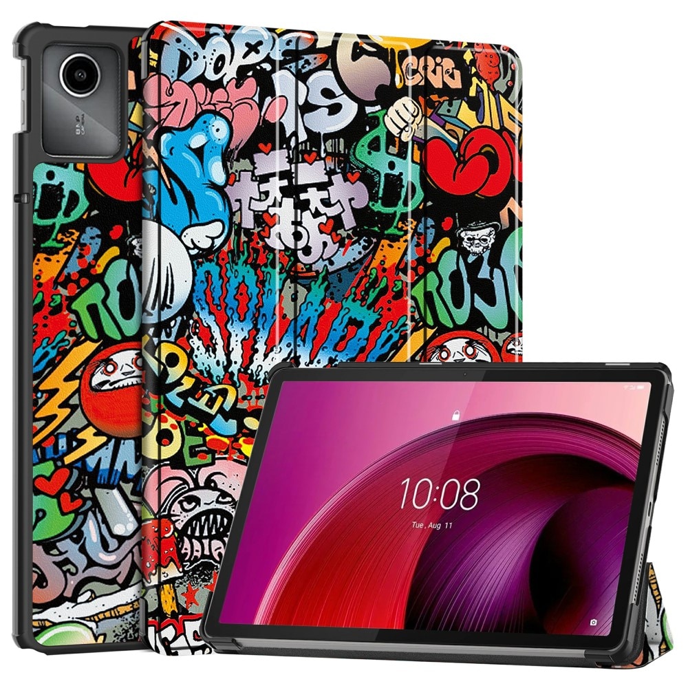 Lenovo Tab M11 Fodral Tri-fold - Graffiti