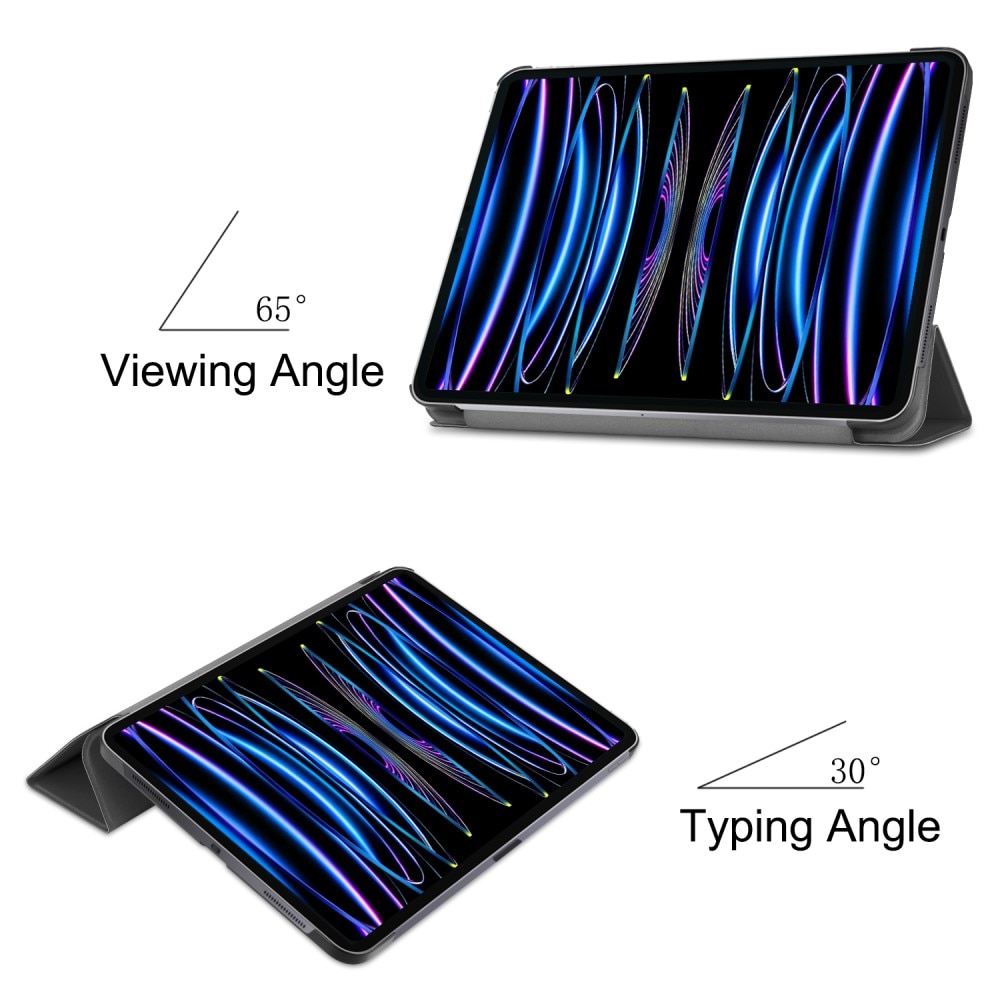 iPad Pro 11 5th Gen (2024) Fodral Tri-fold svart