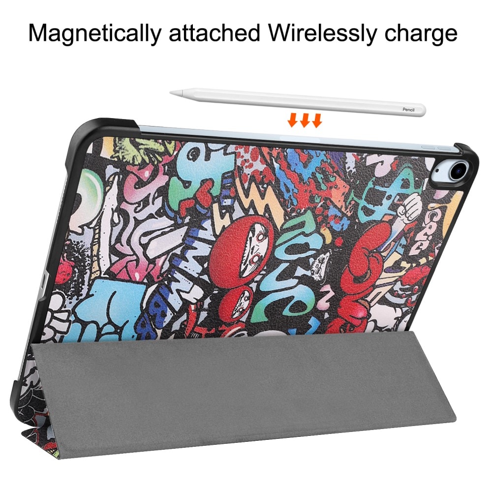 iPad Air 11 6th Gen (2024) Fodral Tri-fold - Graffiti