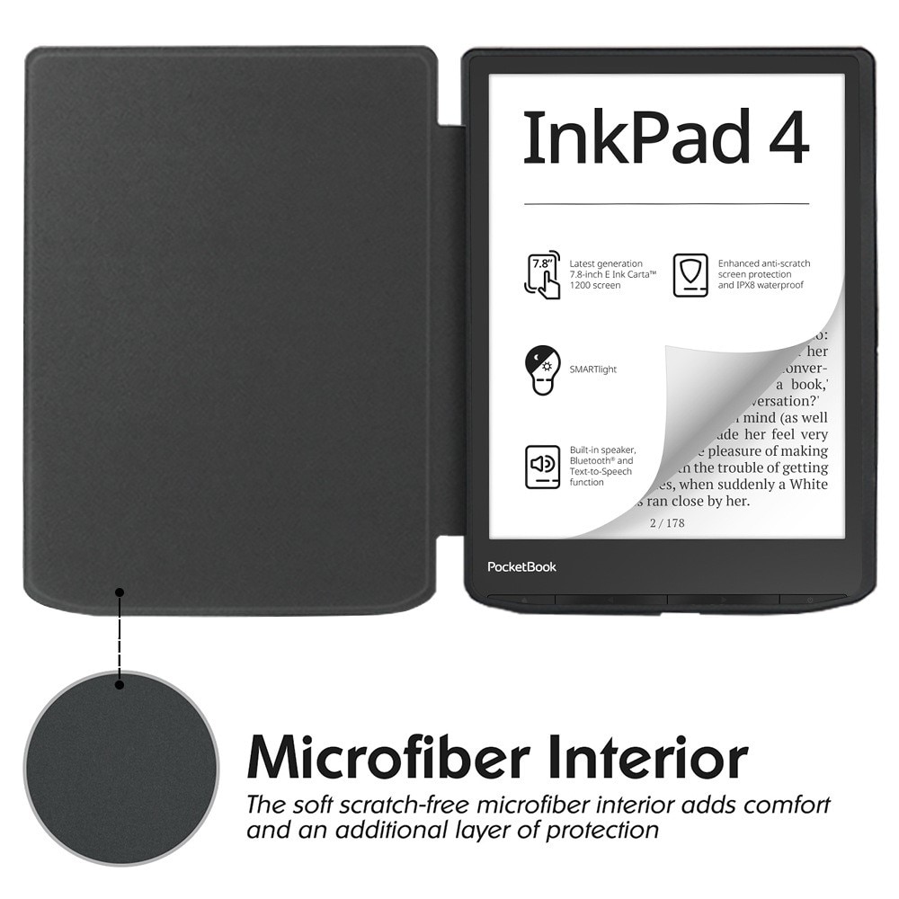 Fodral PocketBook InkPad Color 3 svart