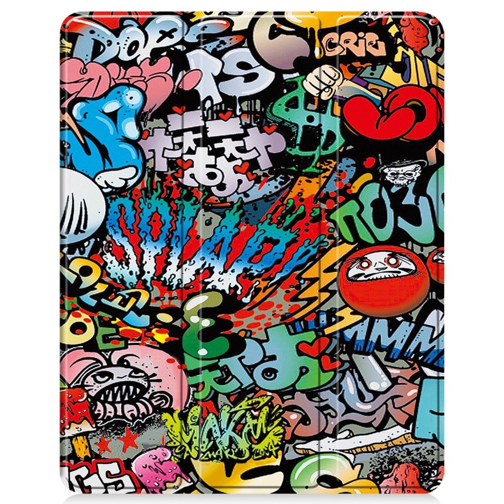 iPad Air 13 (2024) Fodral Tri-fold - Graffiti