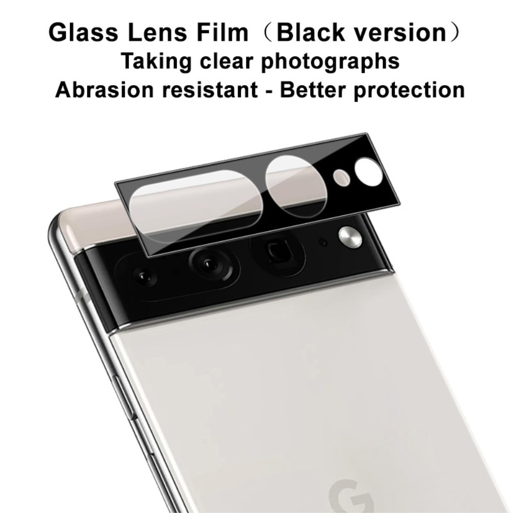 Härdat Glas 0.2mm Linsskydd Google Pixel 7 Pro svart