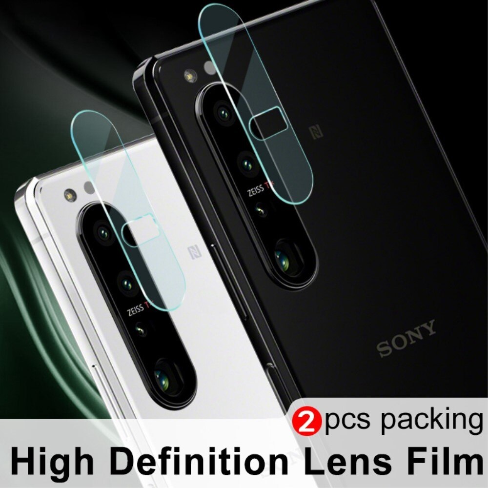 2-pack Härdat Glas Linsskydd Sony Xperia 1 IV